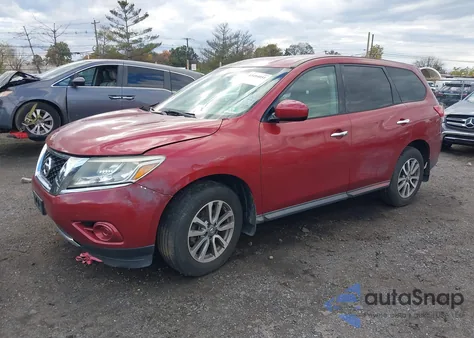 2014 Nissan Pathfinder S z USA, uszkodzony, nr VIN 5N1AR2MM2EC632471